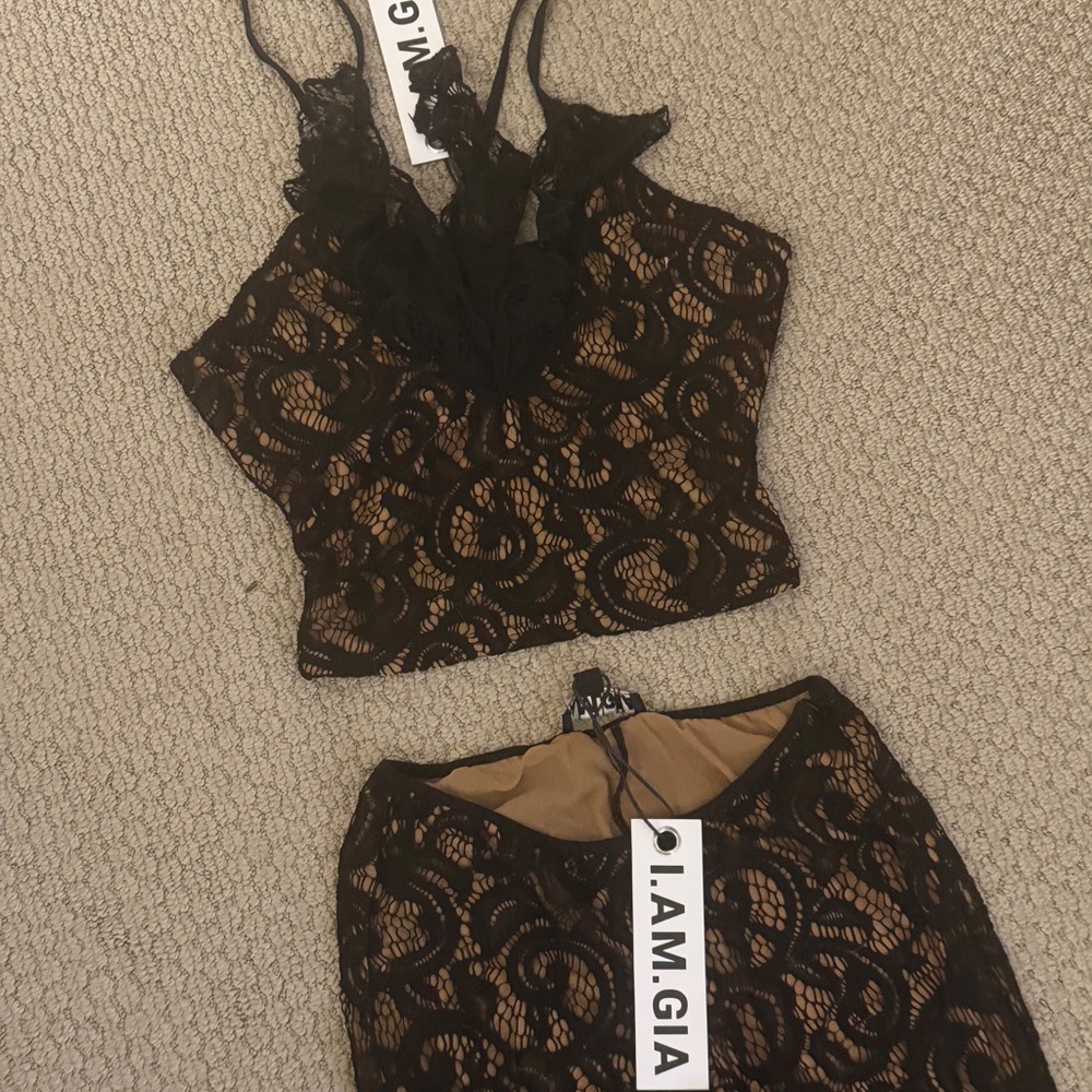 I.AM.GIA Black Lace Set